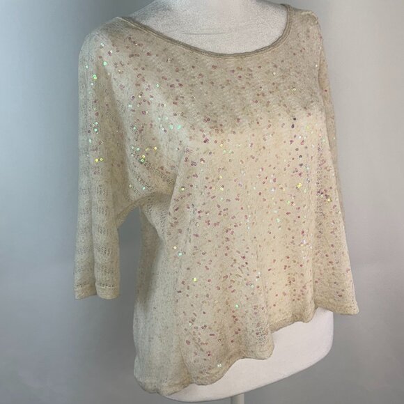 Lightweight Sequin Top – Festival Ready, Rodeo Chic, Dress Up or Down - Picture 1 of 9